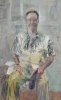 Larry Today,  pastel,  2013,  27 x 43"